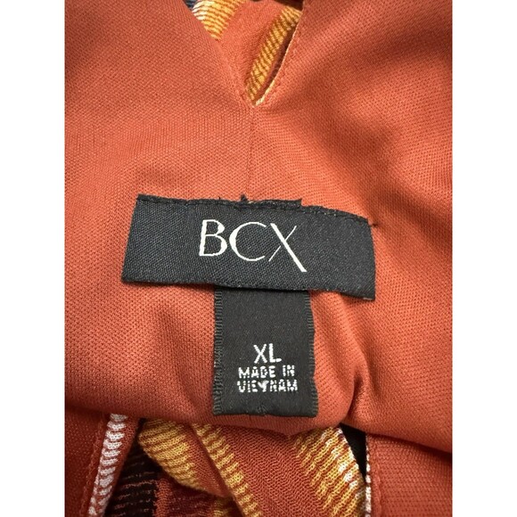 BCX Juniors Sedona Striped Romper Color Red Stripe Size XL Style 1134A67 - Picture 4 of 8